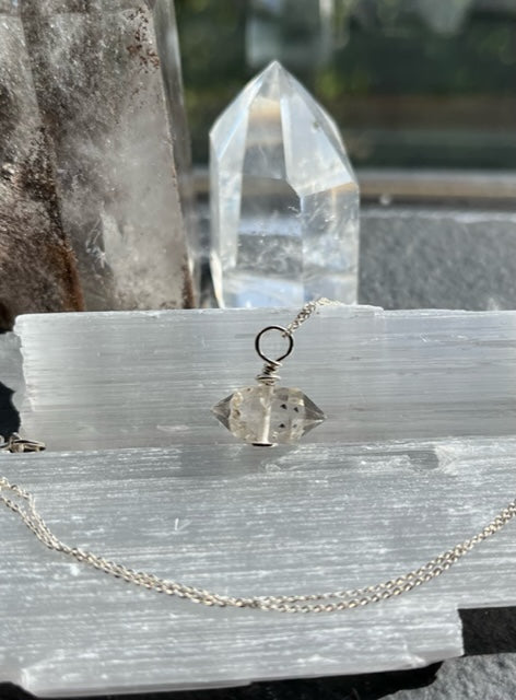 Herkimer Diamond Pendant Necklace (Limited Edition)