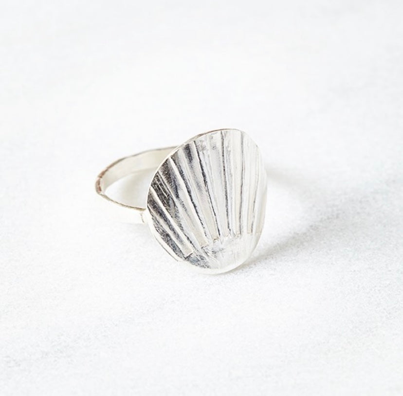 Silver Rising Sun Ring by Spike Rocks, jewellery for women who rock