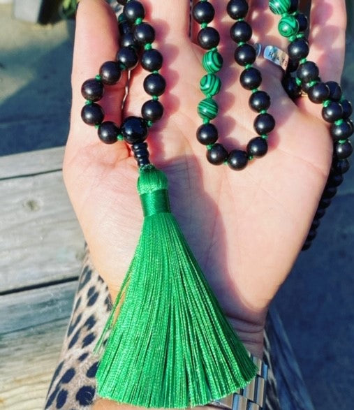 Mala of Magical Manifestation necklace by Spike Rocks, jewellery for women who rock